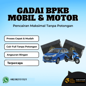 Persyaratan tempat Gadai BPKB Motor dan Mobil